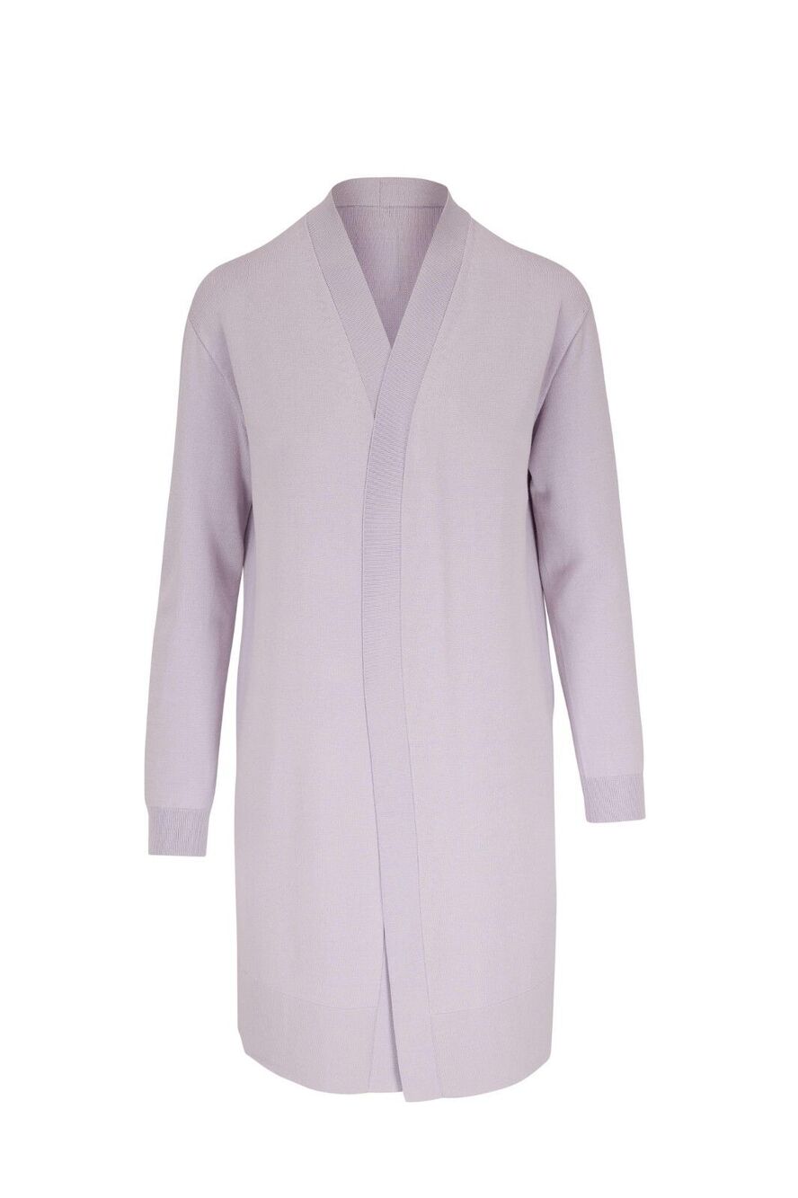 Lafayette 148 womens Aster Open Front Long Duster Cardigan Sweater size XXS $798